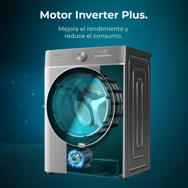 Imagen 7 Lavadora de carga frontal Bolero DressCode 10800 Inverter Steel A de 10 kg y 1400 rpm. Motor Inverter Plus, SteamMax y 16 programas con clase energética A.