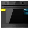 Horno integrable Cecotec Bolero Hexa M226000 Matt A de 75 litros con acabado negro mate y funciones Steam Assist.
