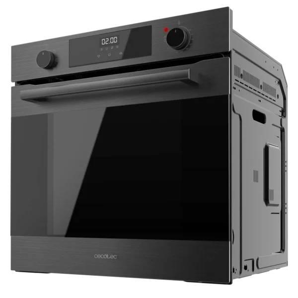 Imagen 4 Horno integrable Cecotec Bolero Hexa M226000 Matt A de 75L. 7 funciones, 2800W, Steam Assist y diseño elegante en negro mate. Eficiencia energética clase A.