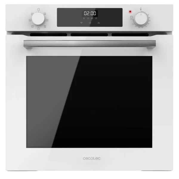 Imagen 2 Horno integrable Cecotec Bolero Hexa M226000 Glass White de 75L. 7 funciones, Steam Assist y eficiencia A para resultados profesionales en tu cocina moderna.