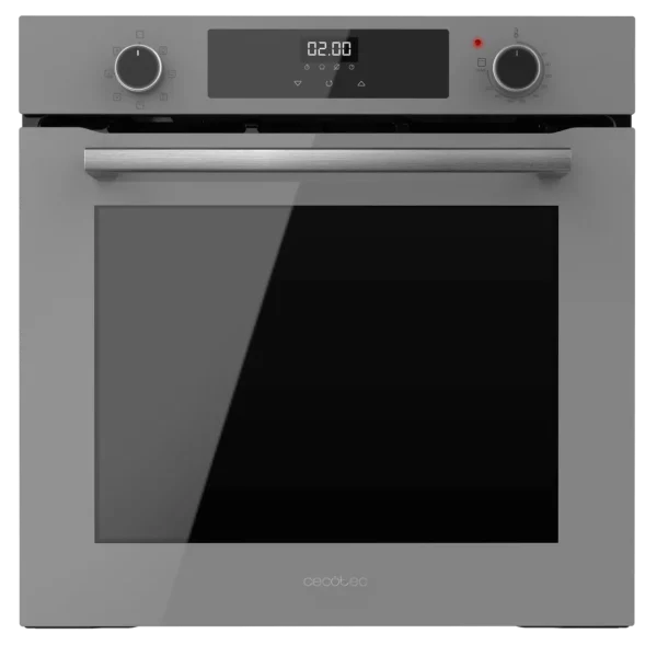 Imagen 2 Horno integrable Cecotec Bolero Hexa M226000 de 75L. Con 7 funciones, Steam Assist y acabado Glass Grey. Eficiencia energética A y potencia de 2800W.
