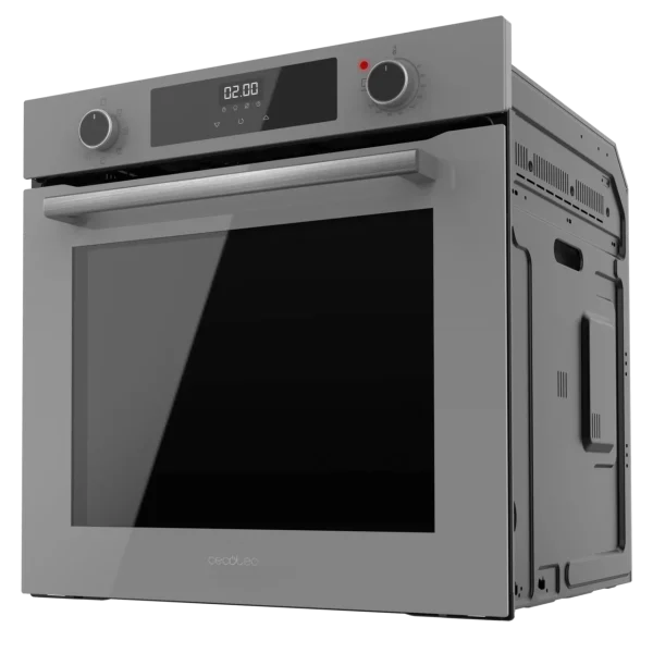 Imagen 4 Horno integrable Cecotec Bolero Hexa M226000 de 75L. Con 7 funciones, Steam Assist y acabado Glass Grey. Eficiencia energética A y potencia de 2800W.
