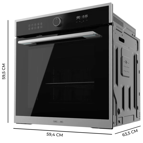 Imagen 3 Horno integrable Cecotec Bolero Hexa AF316000 Edge A de 81L con 11 funciones, Airfryer Master y Pizza Master. Cocina saludable y eficiente con clasificación A.