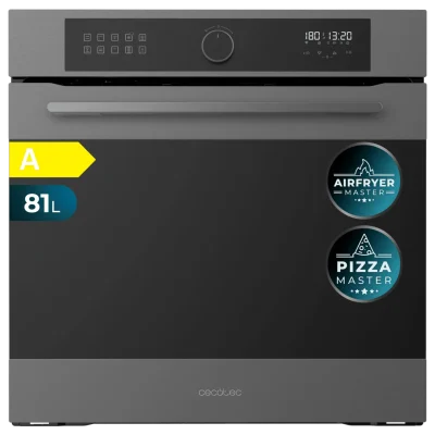 Horno Cecotec Bolero Hexa AF316000 Matt A de 81 litros con funciones Airfryer y Pizza Master en acabado mate