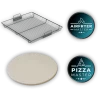 Imagen 7 Horno integrable Cecotec Bolero Hexa AF316000 Glass White de 81L, clase A. Con 11 funciones, Airfryer Master, Pizza Master y limpieza Steam EasyClean.