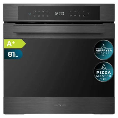 Horno pirolítico Cecotec Bolero Hexa P506000 Matt Connected con panel de control táctil y acabado en color negro mate
