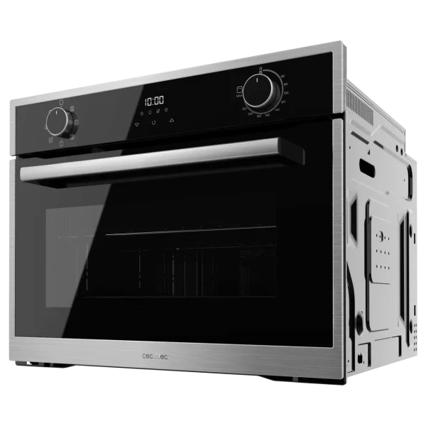 Imagen 4 Horno integrable Cecotec Bolero Hexa M224500 Edge A de 53L, 2600 W y 7 funciones con Steam Assist y Grill. Cocción precisa y eficiente en diseño compacto de 45 cm.