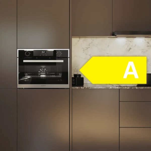 Imagen 6 Horno integrable Cecotec Bolero Hexa M224500 Edge A de 53L, 2600 W y 7 funciones con Steam Assist y Grill. Cocción precisa y eficiente en diseño compacto de 45 cm.