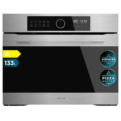 Horno integrable Cecotec Bolero Hexa AF319000 Inox de 133 litros con funciones Airfryer Master y Pizza Master