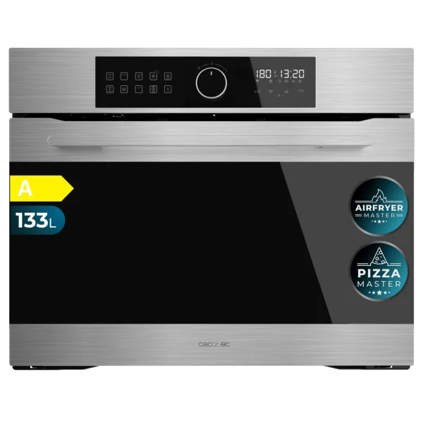 Horno integrable Cecotec Bolero Hexa AF319000 Inox de 133 litros con funciones Airfryer Master y Pizza Master