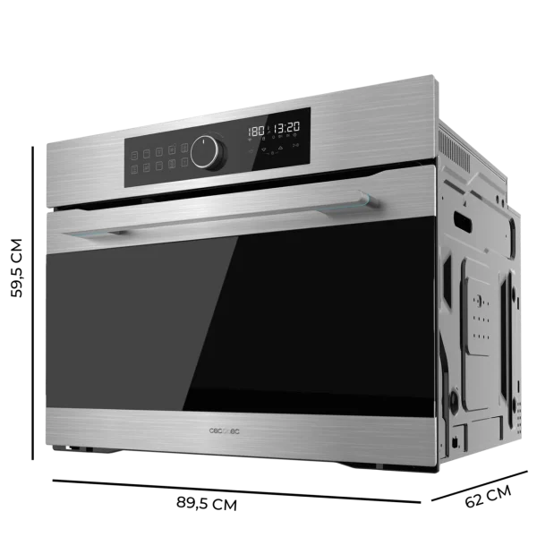 Imagen 3 Horno integrable Cecotec Bolero Hexa AF319000 Inox de 133L con 11 funciones, tecnología Airfryer Master y eficiencia energética clase A. Cocina sana y profesional.