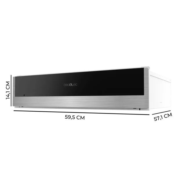 Imagen 3 Calientaplatos integrable Bolero Hexa WD Edge de 60 cm con temperatura ajustable y diseño antideslizante. Mantén tus platos y tazas a la temperatura ideal.