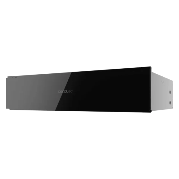 Imagen 4 Calientaplatos integrable Bolero Hexa WD Glass Black de 60 cm. Control mecánico, temperatura ajustable y base antideslizante con elegante acabado en cristal negro.