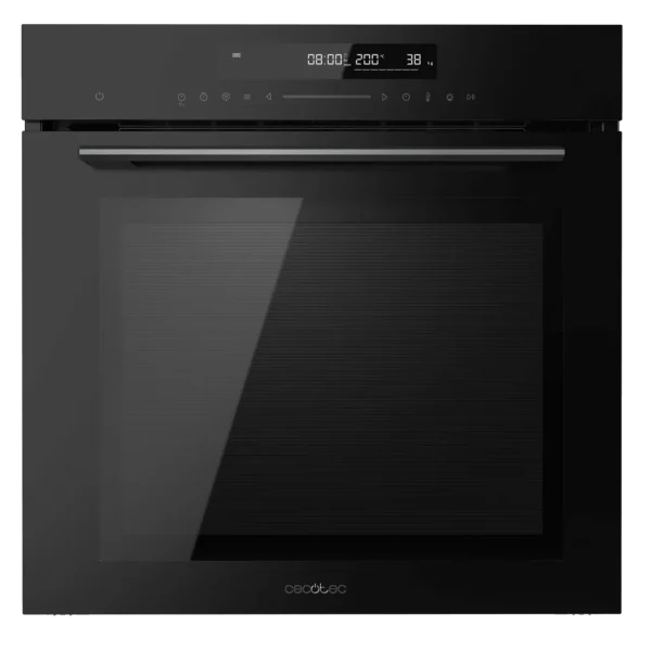 Imagen 5 Horno integrable Cecotec Bolero Hexa SM406000 de 75L, 13 funciones y clase A+. Incluye Steak Master y Pizza Master en acabado cristal negro de 2900 W.