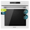 Horno integrable multifunción Cecotec Bolero Hexa SM406000 Glass White con Steak Master y Pizza Master
