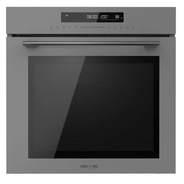 Imagen 4 Horno integrable Cecotec Bolero Hexa SM406000 Glass Grey A+ de 75 L. Con 13 funciones, Steak Master y Pizza Master. Potencia de 2900 W y eficiencia energética.