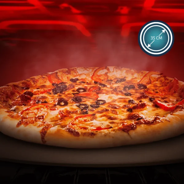 Imagen 8 Horno integrable Cecotec Bolero Hexa SM406000 Glass Grey A+ de 75 L. Con 13 funciones, Steak Master y Pizza Master. Potencia de 2900 W y eficiencia energética.