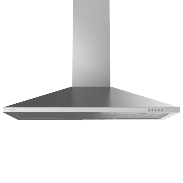 Campana extractora piramidal Cecotec Bolero Flux PM 903500 Inox B de 90 cm en acero inoxidable