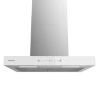 Imagen 2 Campana extractora Bolero Flux TT 605500 Glass White A++ de 60 cm. Succión de 550 m³/h, control táctil, sensor de humos y control gestual para tu cocina.