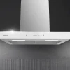Imagen 7 Campana extractora Bolero Flux TT 605500 Glass White A++ de 60 cm. Succión de 550 m³/h, control táctil, sensor de humos y control gestual para tu cocina.