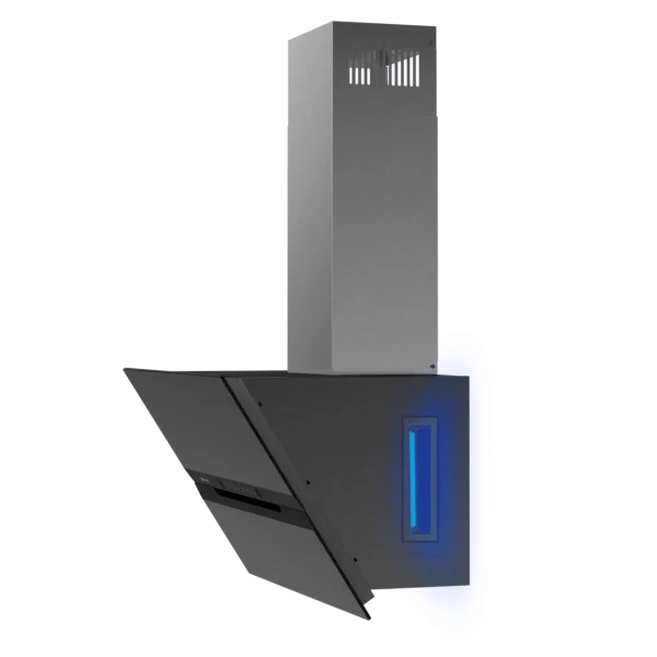 Imagen 4 Campana decorativa Bolero Flux DT 608010 Glass Black A++ de 60cm, succión 800m3/h, control gestual, sensor de humos y máxima eficiencia energética clase A++.