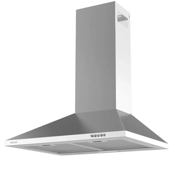 Imagen 4 Campana piramidal Cecotec Bolero Flux PM 604300 Inox C de 60 cm. Potencia de succión de 403 m3/h, acabado en acero inoxidable y controles mecánicos de precisión.