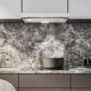 Imagen 6 Campana telescópica Bolero Flux TLM 603500 White A de 60 cm con succión de 350 m3/h, motor de 70 W y eficiencia energética clase A. Ideal para cocinas compactas.