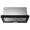 Imagen 2 Campana telescópica Bolero Flux TLM 603500 Black A de 60 cm. Eficiencia Clase A, motor de 70W y 350 m3/h de succión con elegante acabado en negro.