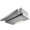 Imagen 4 Campana telescópica Bolero Flux TLM 606500 Inox A de 60cm con succión de 650 m3/h, eficiencia clase A y control mecánico. Diseño elegante en acero inoxidable.