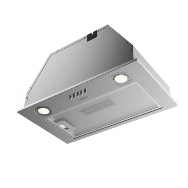 Imagen 4 Campana integral Cecotec de 52 cm con 350 m3/h de succión, motor de 70 W y acabado inox. Eficiencia clase B y filtros de carbono para una cocina sin humos.