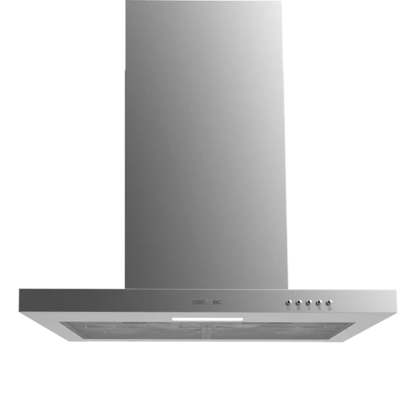 Imagen 2 Campana extractora Bolero Flux TM 603500 Inox B de 60 cm. Succión de 350 m³/h, motor de 70 W, eficiencia clase B y filtros de carbono para un aire limpio.