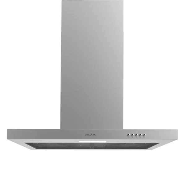 Imagen 2 Campana decorativa Bolero Flux TM 703500 Inox B de 70 cm. Potencia de succión de 350 m³/h, eficiencia energética clase B y acabado en acero inoxidable duradero.