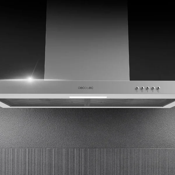 Imagen 6 Campana decorativa Bolero Flux TM 703500 Inox B de 70 cm. Potencia de succión de 350 m³/h, eficiencia energética clase B y acabado en acero inoxidable duradero.