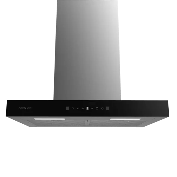 Imagen 2 Campana extractora Bolero Flux TT 605500 Glass Black de 60 cm. Succión de 550 m³/h, eficiencia A++, control táctil, sensor de humo y Hand Movement Control.