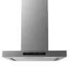 Imagen 2 Campana extractora de 60cm Bolero Flux TT 608000 con 800 m³/h, eficiencia A++, motor de 220W, control gestual, sensor de humo y acabado en cristal negro e inox.