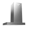 Imagen 4 Campana extractora de 60cm Bolero Flux TT 608000 con 800 m³/h, eficiencia A++, motor de 220W, control gestual, sensor de humo y acabado en cristal negro e inox.