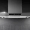 Imagen 6 Campana extractora de 60cm Bolero Flux TT 608000 con 800 m³/h, eficiencia A++, motor de 220W, control gestual, sensor de humo y acabado en cristal negro e inox.
