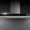 Imagen 7 Campana extractora de 90 cm Bolero Flux TT 905500. Succión 550 m3/h, eficiencia A++, control gestual y sensor de humos. Elegante acabado en vidrio negro.