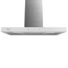 Imagen 2 Campana T Bolero Flux TT 905500 Glass White de 90 cm con succión de 550 m3/h, motor de 70W, eficiencia A++, sensor de humo y control por gestos en cristal blanco.