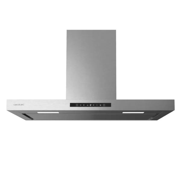 Imagen 2 Campana extractora Cecotec Bolero Flux TT 908000 Slim de 90 cm. Potencia de succión 800 m3/h, motor 220W, eficiencia A++ y tecnología Hand Movement Control.