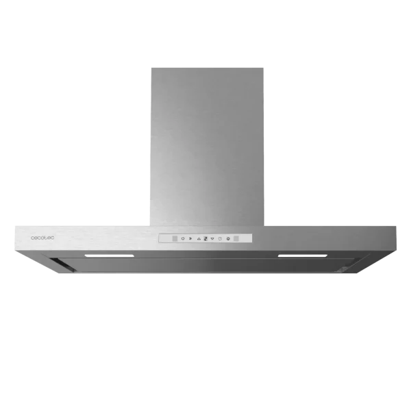 Imagen 2 Campana T Bolero Flux TT 908000 Slim Glass White A++ de 90 cm. Succión de 800 m3/h, motor de 220W, control gestual y sensor de humos para una cocina impecable.