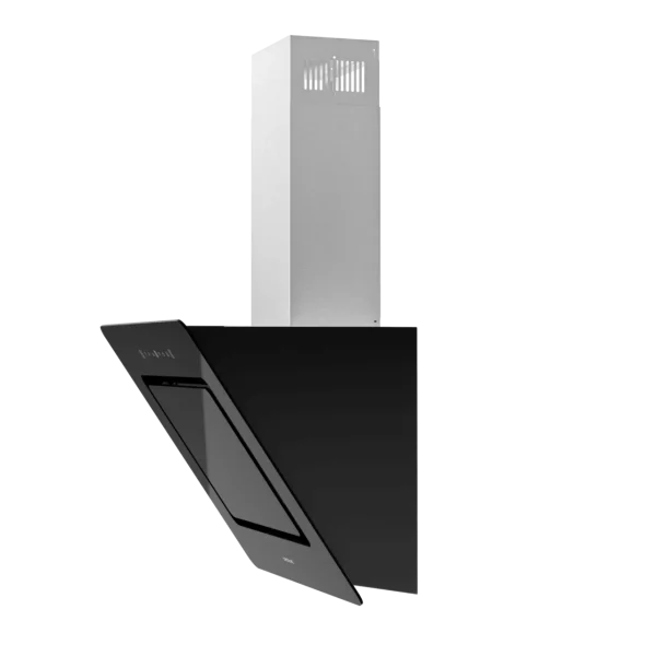 Imagen 4 Campana decorativa Cecotec de 60 cm con 800 m3/h de succión, eficiencia A++, control gestual y sensor de humo. Diseño en cristal negro para cocinas modernas.