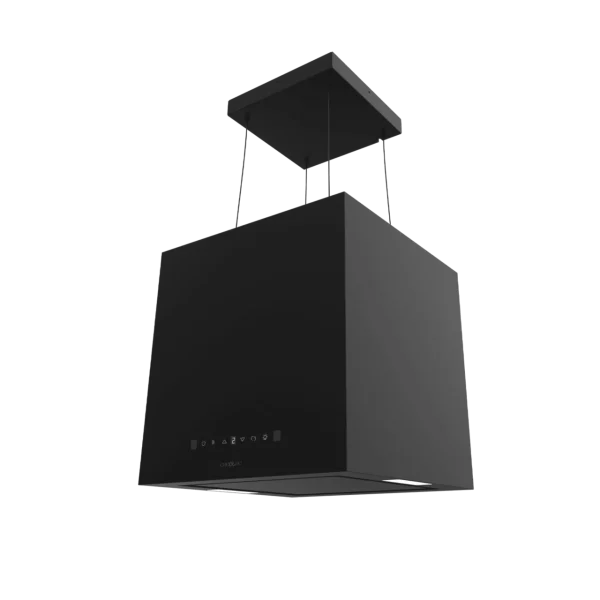 Imagen 4 La Bolero Flux CCT 448000 Black es una campana colgante de 44 cm con 800 m³/h de succión, eficiencia A++, control gestual y sensor de humos inteligente.