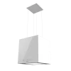 Imagen 4 Campana colgante Bolero Flux CCT 448000 Glass White A++. 800 m3/h de succión, control gestual, sensor de humo y diseño en vidrio blanco de 44 cm de ancho.