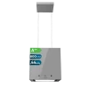 Campana extractora colgante de diseño cuadrado Cecotec Bolero Flux CCT 448000 Glass Grey en acabado vidrio gris