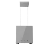 Imagen 3 Campana colgante de 44 cm con succión de 800 m3/h, eficiencia A++, control gestual y sensor de humos. Acabado en vidrio gris elegante y motor de 220W.