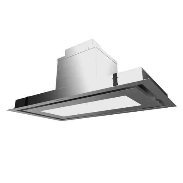 Imagen 4 Campana de techo Cecotec Bolero Flux TIR 908000 Inox A++ de 90 cm. Succión de 800 m3/h, motor de 220 W, mando a distancia y máxima eficiencia energética A++.
