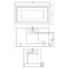 Imagen 5 Campana de techo Cecotec Bolero Flux TIR 908000 Inox A++ de 90 cm. Succión de 800 m3/h, motor de 220 W, mando a distancia y máxima eficiencia energética A++.