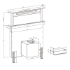 Imagen 4 Campana de encimera Bolero Flux ET 908000 Glass Black con 800 m3/h de succión. Eficiencia A++, motor de 220W, 3 niveles de potencia, booster y filtro de carbono.