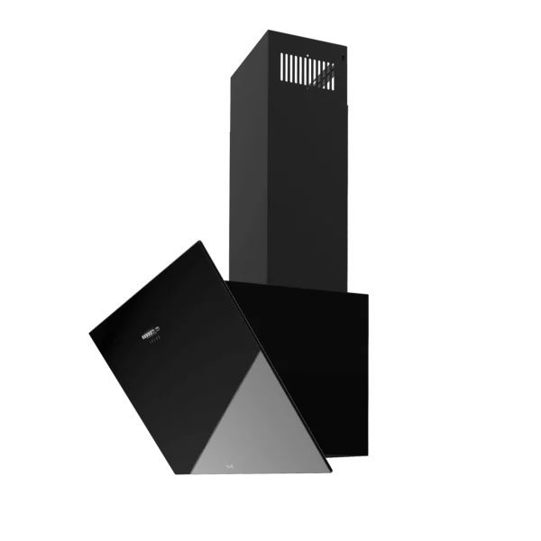 Imagen 4 Campana decorativa Cecotec Bolero Flux DM 906500 de 90 cm. Succión de 650 m3/h, motor de 165W, eficiencia energética A y elegante acabado en cristal negro.